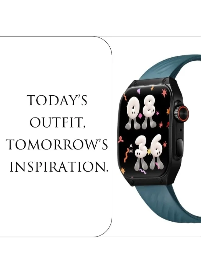 KENNETH SCOTT Unisex Multi Color Dial Smart Watch with Interchangeable Strap - KCRV10-XSBBE