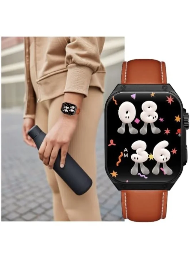 KENNETH SCOTT Unisex Multi Color Dial Smart Watch with Interchangeable Strap - KCRV10-XSBBE