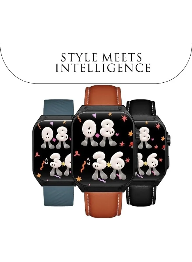 KENNETH SCOTT Unisex Multi Color Dial Smart Watch with Interchangeable Strap - KCRV10-XSBBE