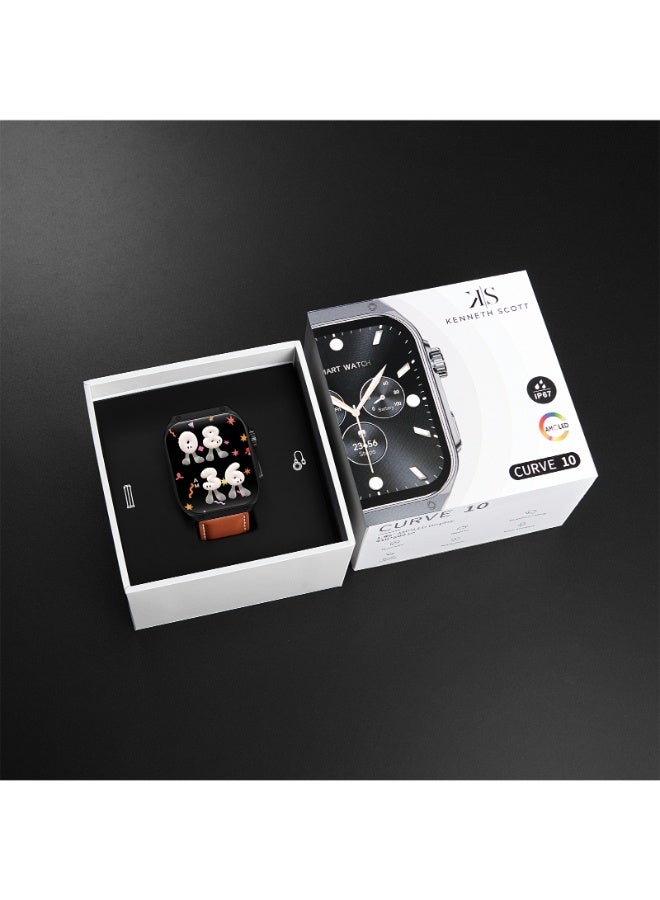 كينيث سكوت ساعة ذكية للجنسين بقرص متعدد الألوان وسوار قابل للتبديل - Image 5