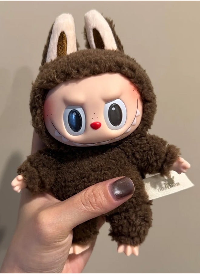 Cute Macaron Labubu Plush Figure Toys Chestnut Cocoa Labubu Plush Toys Soft Dolls Keychains Hidden Exclusive Labubu Collection Pendants Dolls Gifts