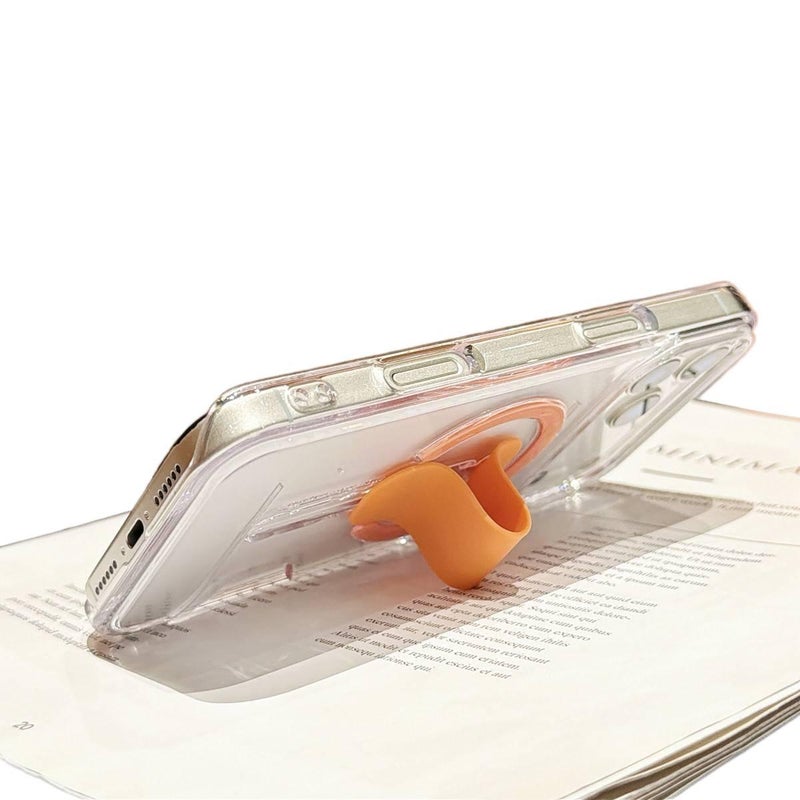 MagSafe iPhone 17 Pro Max Drop Protection PC Case for iPhone 17 17 Air 17 Pro 17 Pro Max with Card Holder and Kickstand in White - Image 4