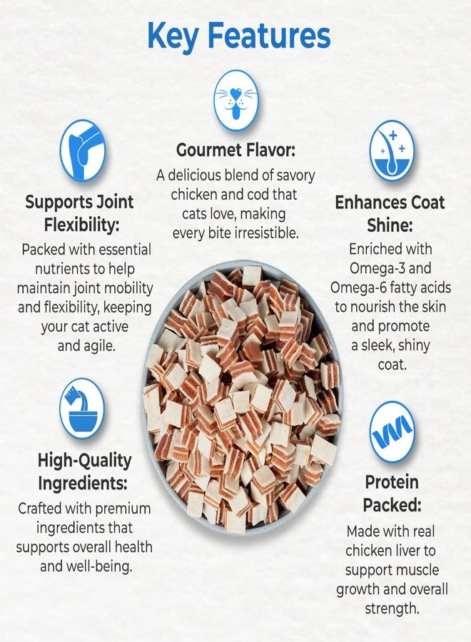 Drools Cod Fish Sandwich Cat Treats Stick, 35 g | Made with Real Chicken & Cod Fish | High Protein Training Treat | for Kitten & Adult Cats - Image 5