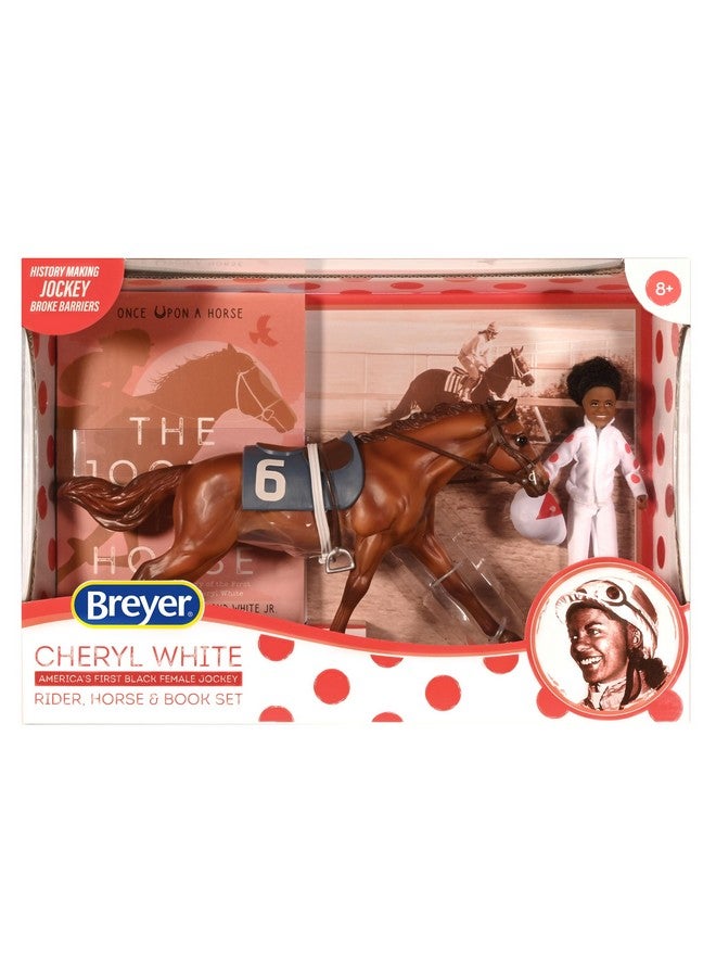 Breyer مجموعة حصان شيريل البيضاء من سلسلة حرية الحصان وكتاب نموذج حصان 1:12 من سلسلة حرية تمثال حصان 6236 - Image 5