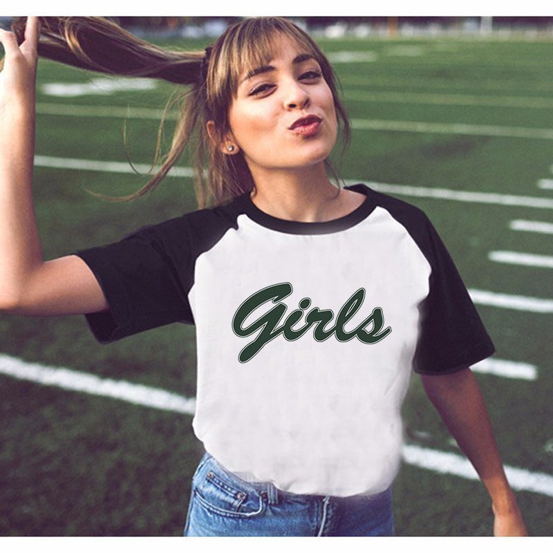 Wish Popular Short-Sleeved T-Shirt Friends Letter T-Shirt Men And Women Plus Size Printing - Image 1