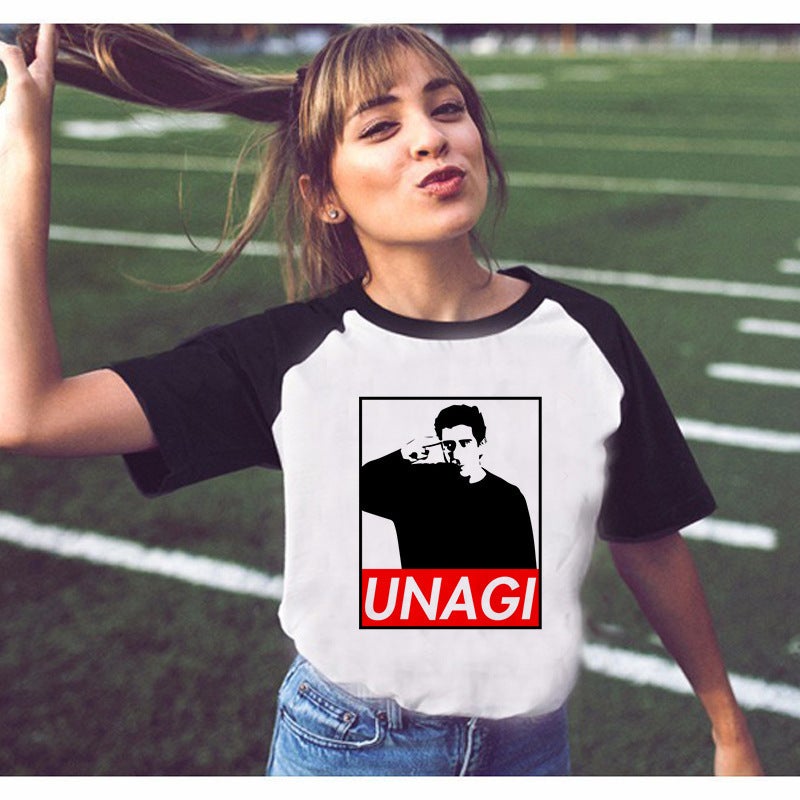 Wish Popular Short-Sleeved T-Shirt Friends Letter T-Shirt Men And Women Plus Size Printing - Image 4