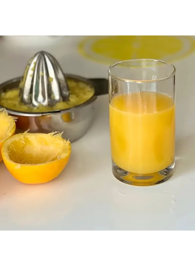 Stainless Steel Manual Citrus Juicer – 1300ml Large Capacity Juicer for Lemon, Orange & More – Durable, Easy to Use, Non-Slip Base - Image 1