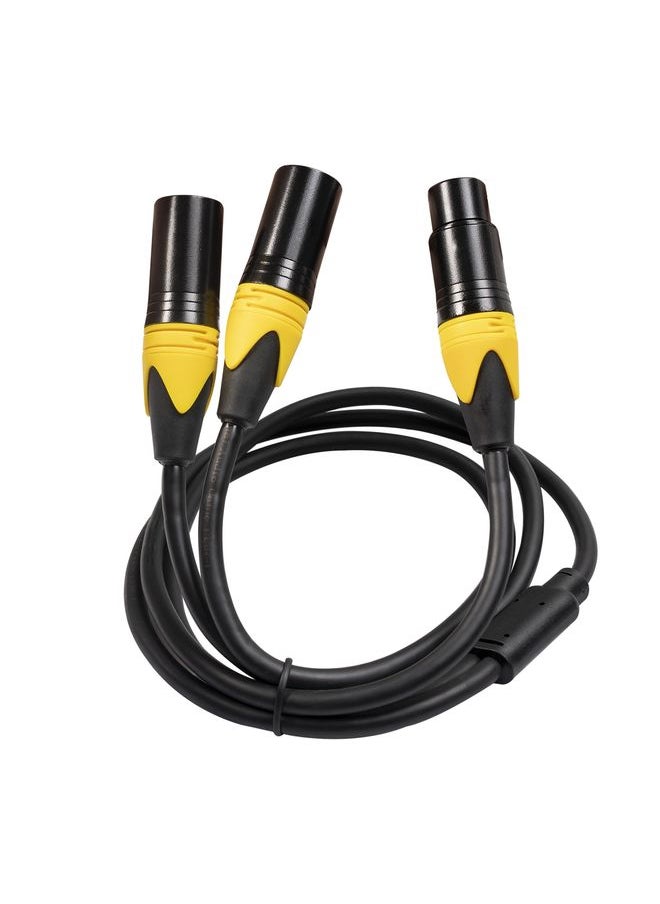 XK303MMF-10  3pin XLR Female to Dual XLR  Male Audio Cable, Length: 1m - pzsku/Z1AE76187A2C48A301F54Z/45/_/1731458807/af03d181-14b9-453a-ab28-9df108c97644