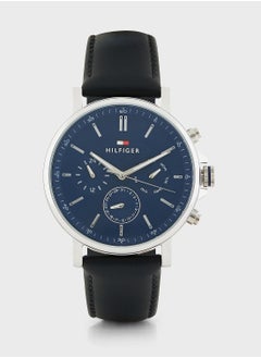 TOMMY HILFIGER Leather Braided Bracelet Analog Watch Gift Set  - Image 2