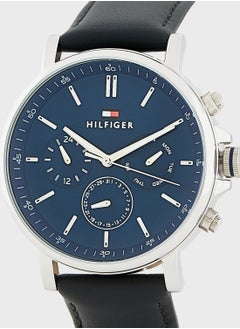 TOMMY HILFIGER Leather Braided Bracelet Analog Watch Gift Set  - Image 3