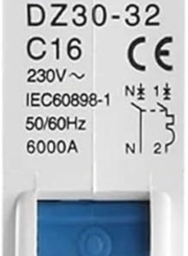DZ30 32 1P N 16A قاطع دائرة مصغر 230V 6KA مفتاح هواء منزلي - Image 2