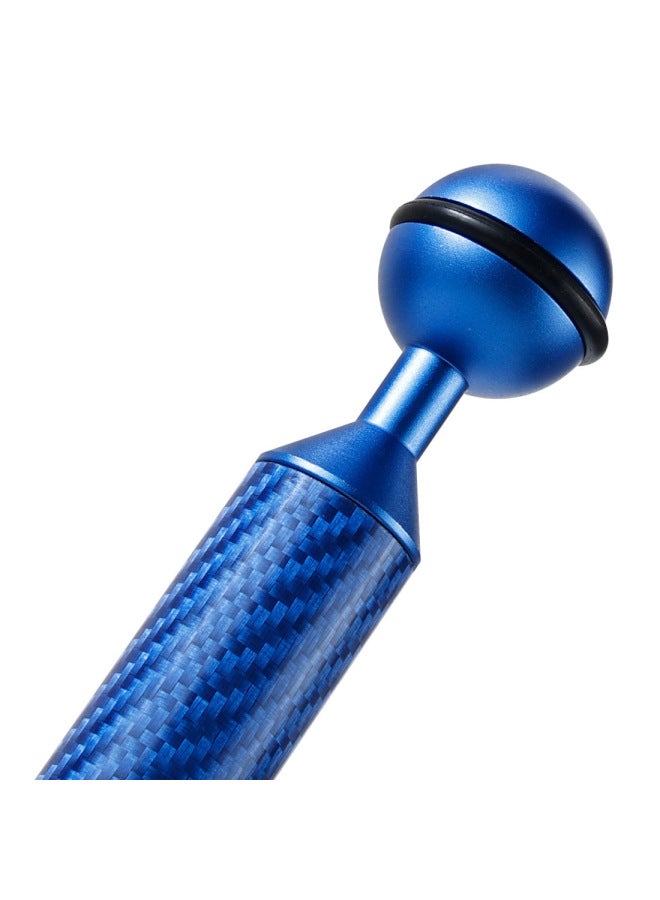 BGNing One Inch Double Ball Head Ultra Light Carbon Fiber Lamp Arm Diameter 20.8mm Diving Extension Accessories-Color:8 "-Blue  - Image 3