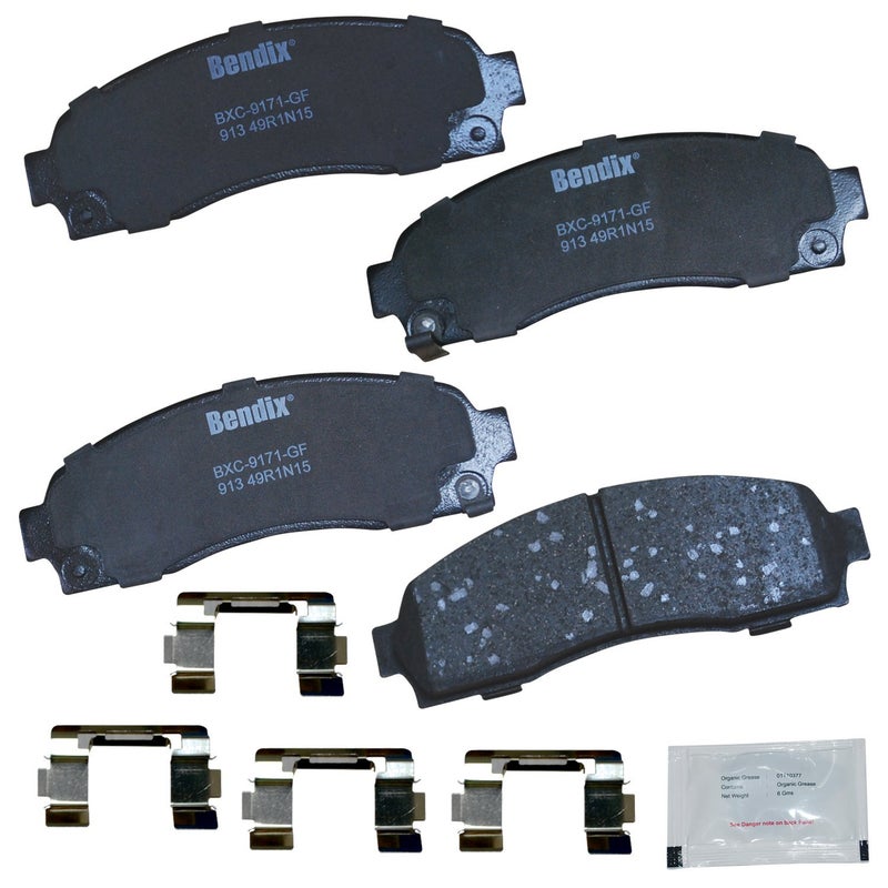 Bendix Priority1 CFC913 Ceramic Front Brake Pads for Chevrolet Equinox 2006-2005, Pontiac Torrent 2006, Saturn Vue 2007-2002 - Image 2