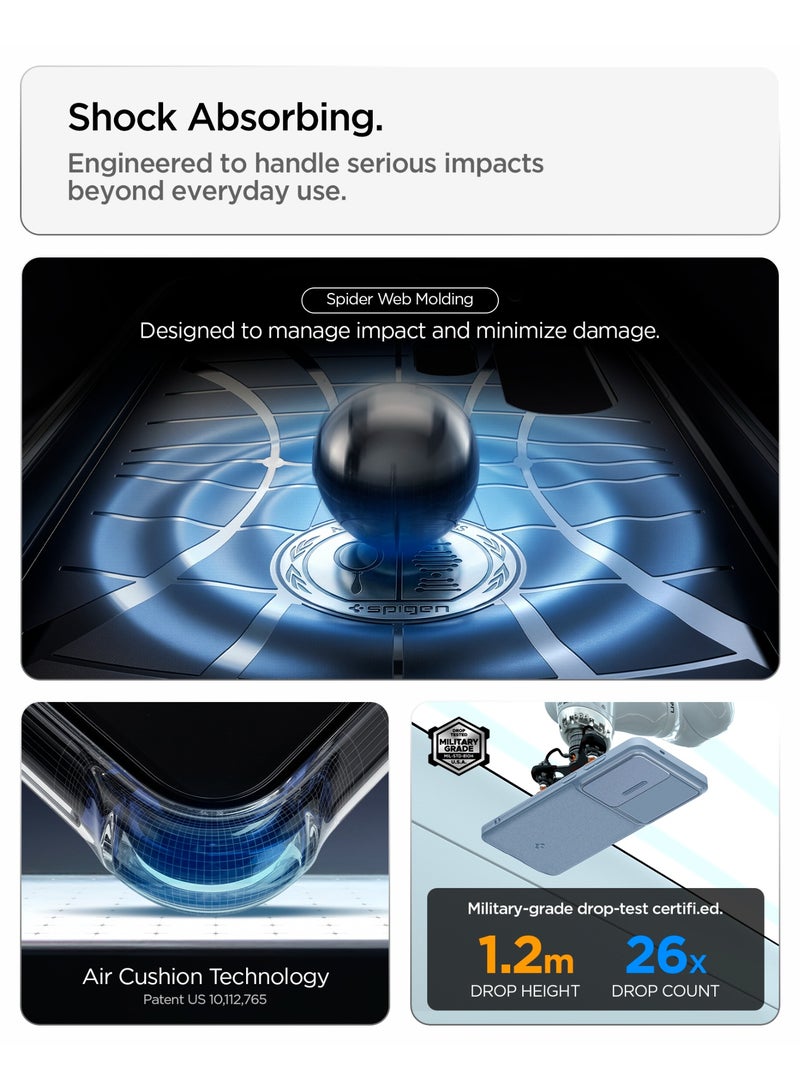 Spigen Optik Armor Samsung Galaxy S26 ULTRA Case Cover with Camera Lens Protector - Light Blue - Image 5