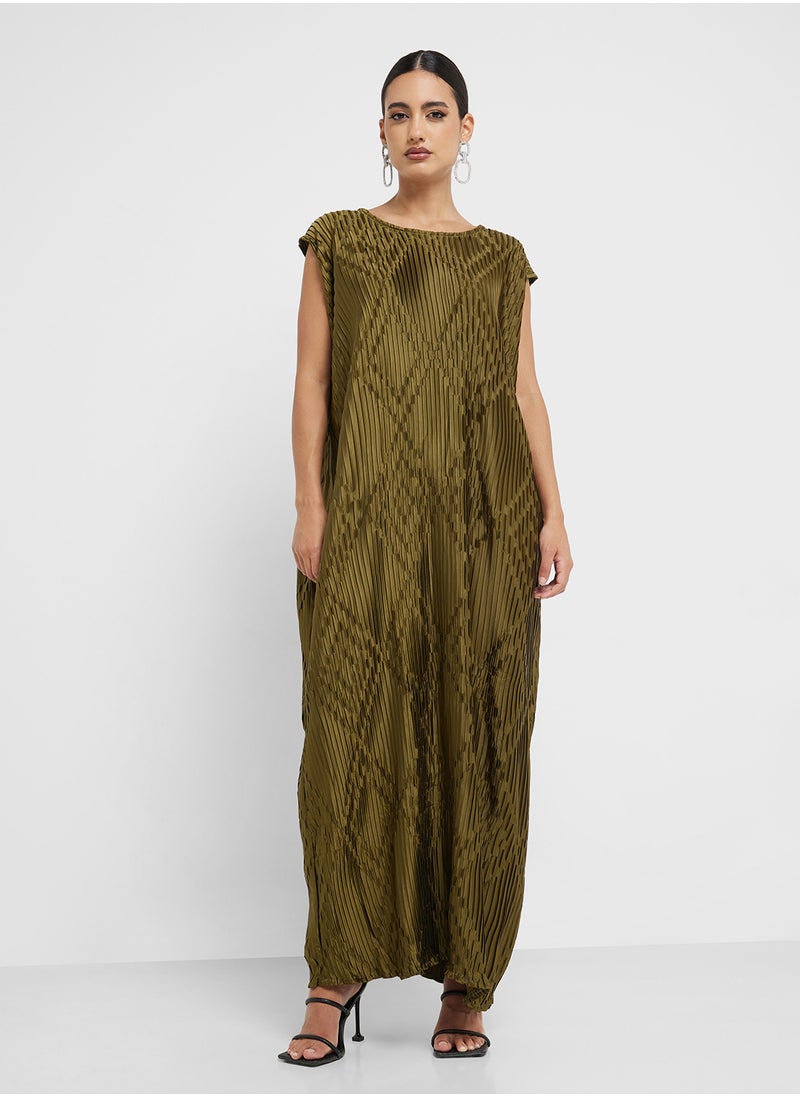 hayas closet - Flared sleeve Abaya with Sheila - Image 1