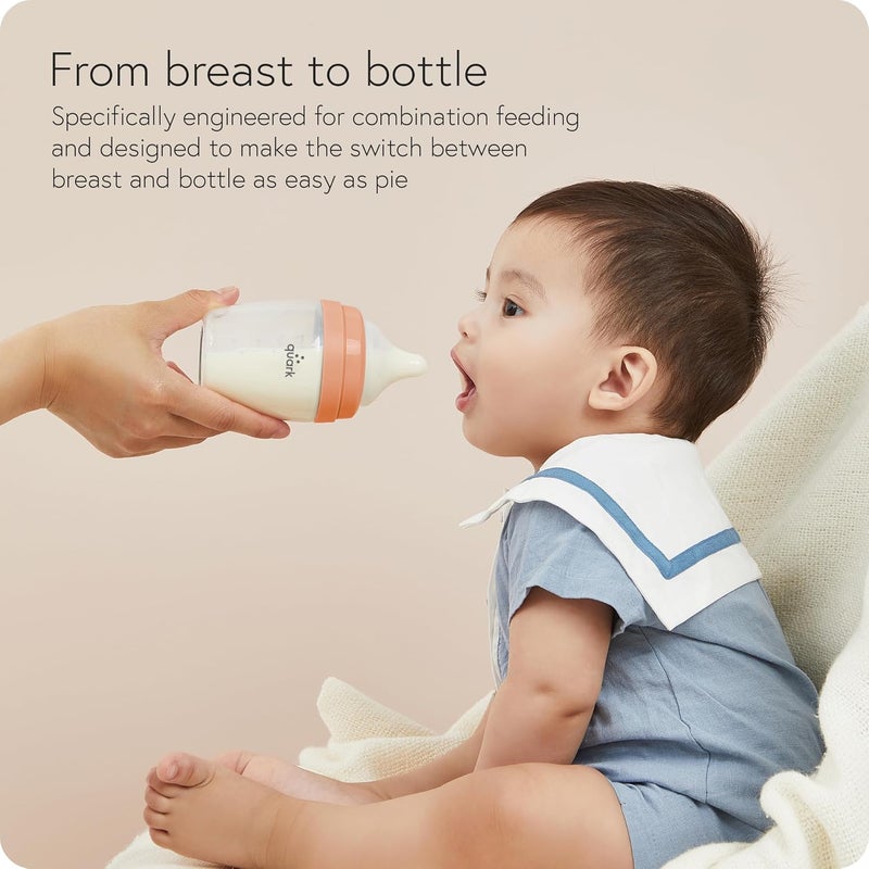 Quark BuubiBottle Max Slow Flow Baby Bottle - 2 Pack - Image 3