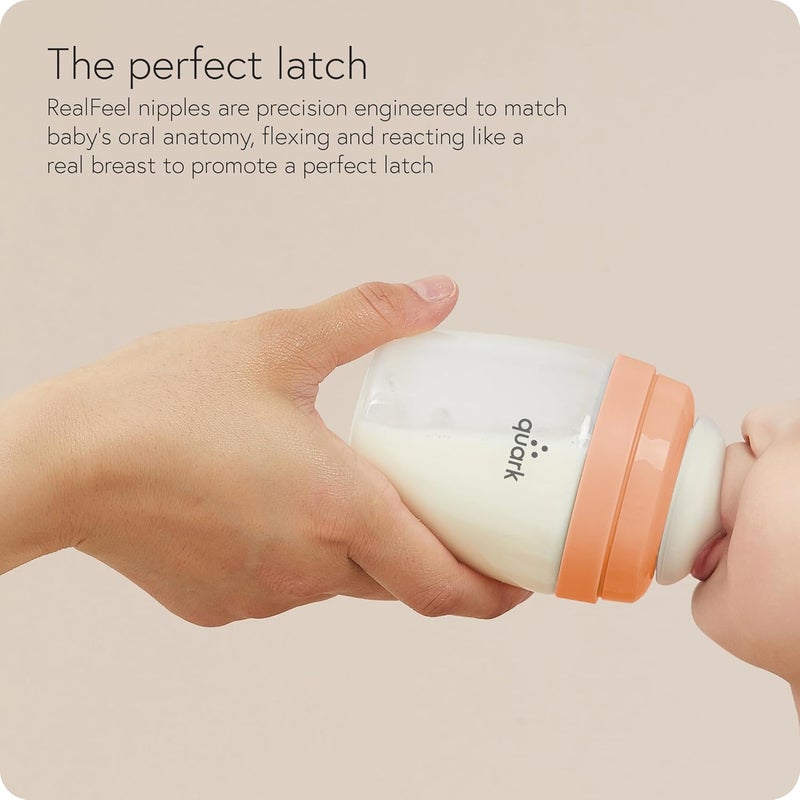 Quark BuubiBottle Max Slow Flow Baby Bottle - 2 Pack - Image 4
