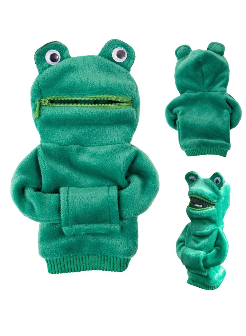 Barakah Mini Gear Stick Hoodie  Universal Car Gear Stick Knob Cover Cute Frog Shark Gearstick Hoodie Funny Sweatshirt Hoodie for Car Shifter  Automotive Interior Accessories  Halloween Decor - Image 1