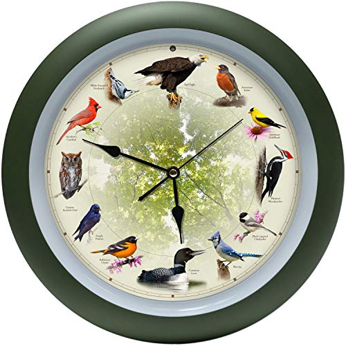 Mark Feldstein & Associates Mark Feldstein, Limited Edition 20th Anniversary Singing Bird Clock, 13 Inch - Image 1