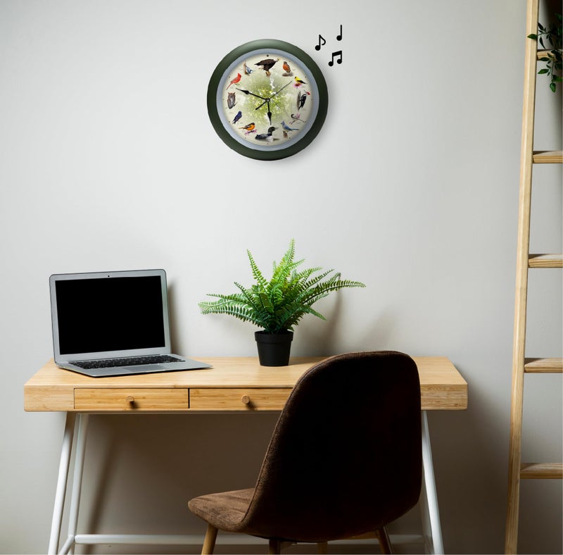 Mark Feldstein & Associates Mark Feldstein, Limited Edition 20th Anniversary Singing Bird Clock, 13 Inch - Image 2