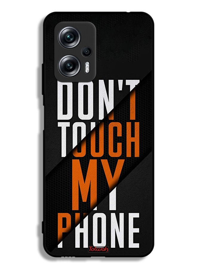 Tolwak Xiaomi Redmi Note 11T Pro 5G Protective Case Cover Do Not Touch My Phone - Image 2