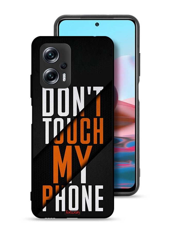 Tolwak Xiaomi Redmi Note 11T Pro 5G Protective Case Cover Do Not Touch My Phone - Image 1