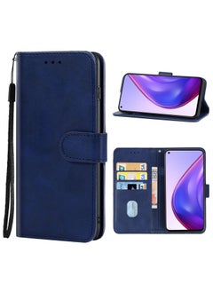 HuHa Case Cover For Xiaomi Mi 10T Pro/Mi 10T 5G/Redmi K30s/K30s Ultra Leather Phone Case Blue 