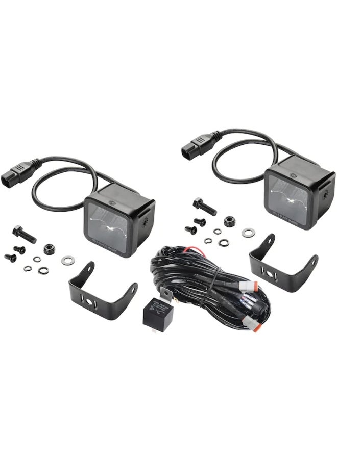 HELLA - 358176801 LED Series 2.7'' Cube Set - LED Flood Light - Offroad Driving Lights - Image 1