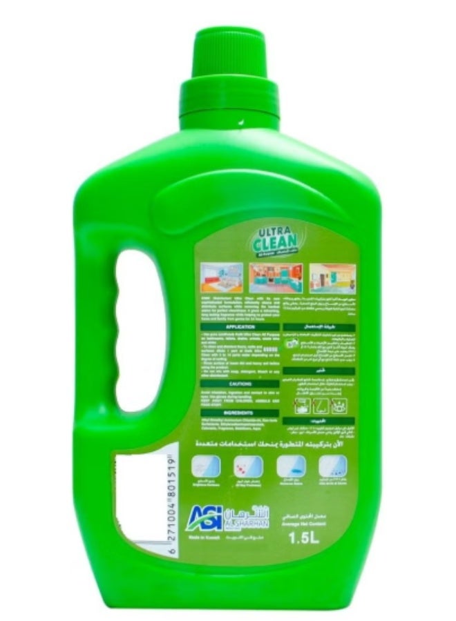 Kwik Shine Pine Ultra Clean All Purpose Disinfectant 1.5 Litres - Image 3