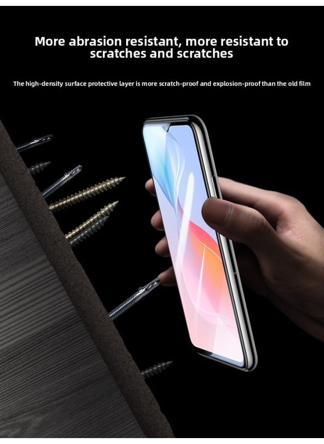 Generic - Suitable For Vivoy53s Tempered Film Y53s Mobile Phone Vivo Full Screen Y53t Cover Blue Light 53s Anti Peep 53t HD-Colour:Thin Edge Tempered Film★Enhanced Explosion-proof [ultra-clear 2-piece Pack]★Free Artifact + Back Mask-Size:vivo Y53s - Image 1