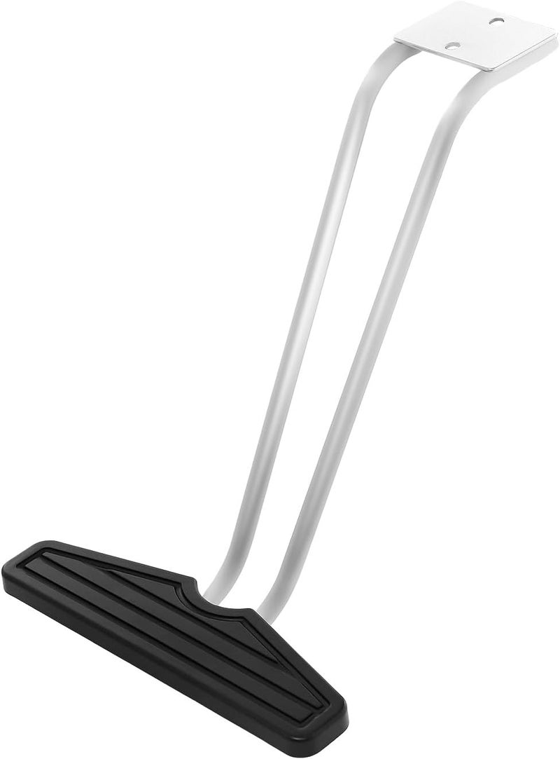 Salon Chair Footrest Hairdressing Foot Rest, Iron and Plastic Replacement Pedal, 21.65'' L Barber Chair Part, Attachment Footplates for Sofa Chairs and Swivel Chairs - Image 1