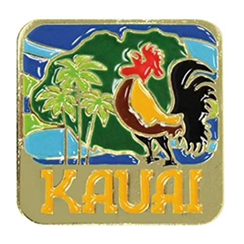 Islander Hawaiian Lapel Or Hat Pin Kauai Island Rooster - Image 1