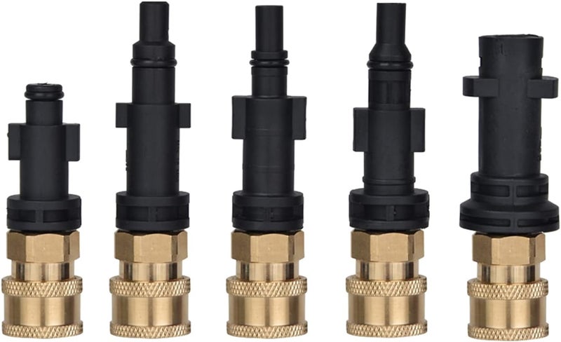 klarakoHigh Pressure Snow Foam Lance Washer Hose Adapters 1/4inch Quick Disconnect Connector Foam Nozzle Power Washer Fitting Washer Hose Replacements klarakofor Bosch - Image 4