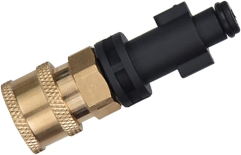 klarakoHigh Pressure Snow Foam Lance Washer Hose Adapters 1/4inch Quick Disconnect Connector Foam Nozzle Power Washer Fitting Washer Hose Replacements klarakofor Bosch - Image 1