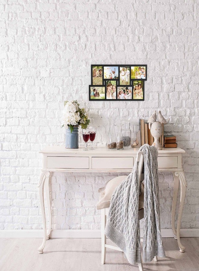 لافيش هوم إطار صور مجمع بثمانية فتحات لصور مقاس 4×6 - إطار صور متعدد معلق على الحائط لعرض ديكور شخصي من لافيش هوم (أسود) - Image 4