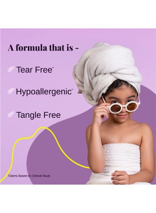 Gentle Cleansing Kids Shampoo for 1-12 Yrs | Tear-Free & Hypoallergenic pH 5.5 | Coconut Milk Protein & Vitamin E | Sulphate Free | 750ml - view 2