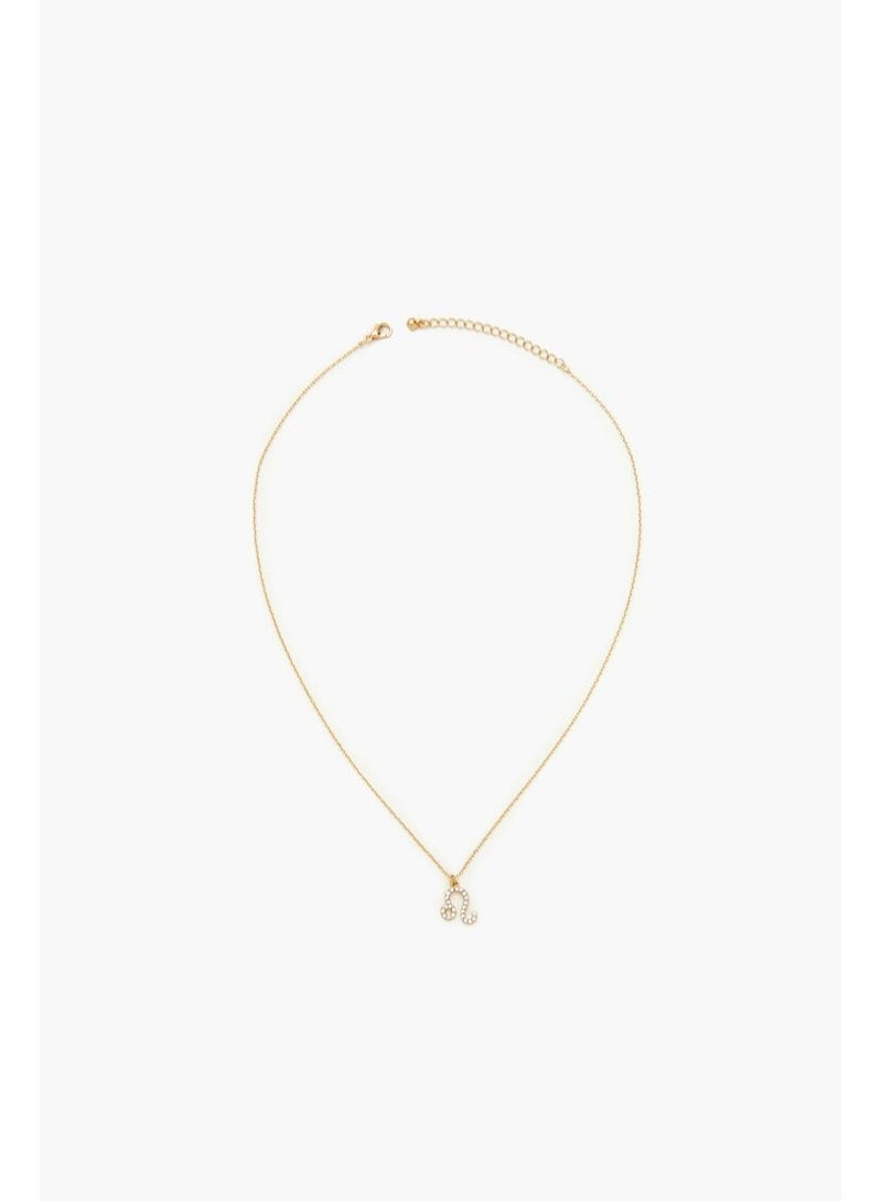 FOREVER 21 Rhinestone Zodiac Charm Necklace  - Image 3