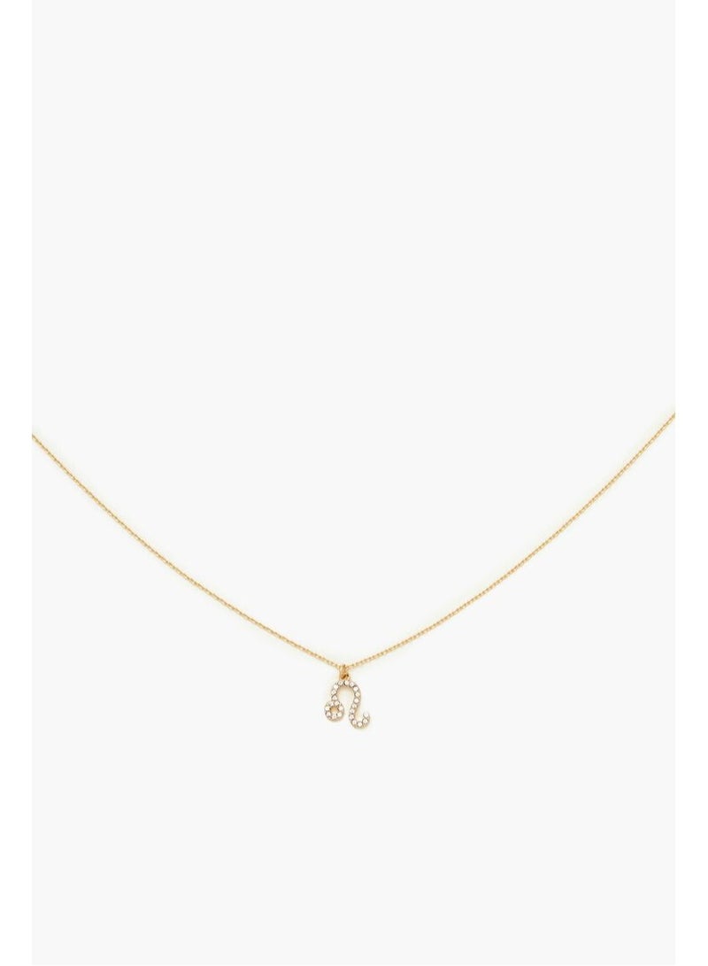 FOREVER 21 Rhinestone Zodiac Charm Necklace  - Image 4