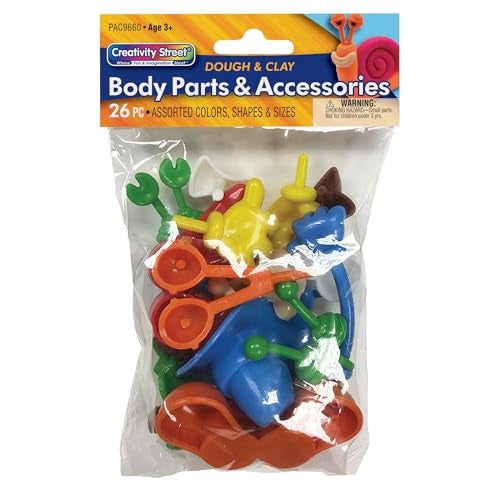 Pacon Creativity Street Modeling Dough and Clay Body Parts, Assorted - Image 5
