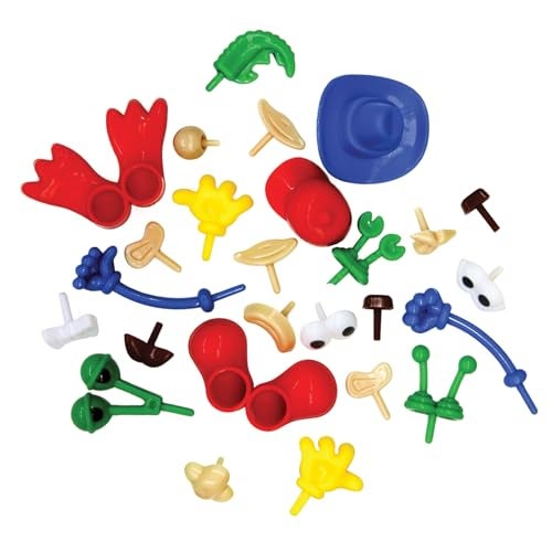 Pacon Creativity Street Modeling Dough and Clay Body Parts, Assorted - Image 1