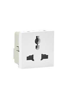 Elitco - Multi-Standard Socket, 90° Multi-Standard with Shutter Socket 10A 250V, Screw Terminals
