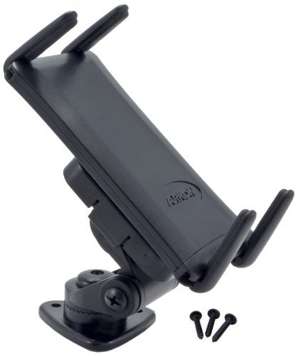 ARKON Mounts Adhesive Phone and Tablet Car and Truck Mount Universal Phone Holder Adhesive or Drill Mount Compatible with iPhone Galaxy Note Pixel and more - Image 1
