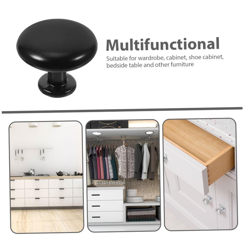 12 Pcs Modern Cabinet Handles Single Hole Design Easy DIY Installation for Kitchen Bathroom Wardrobe - Image 4