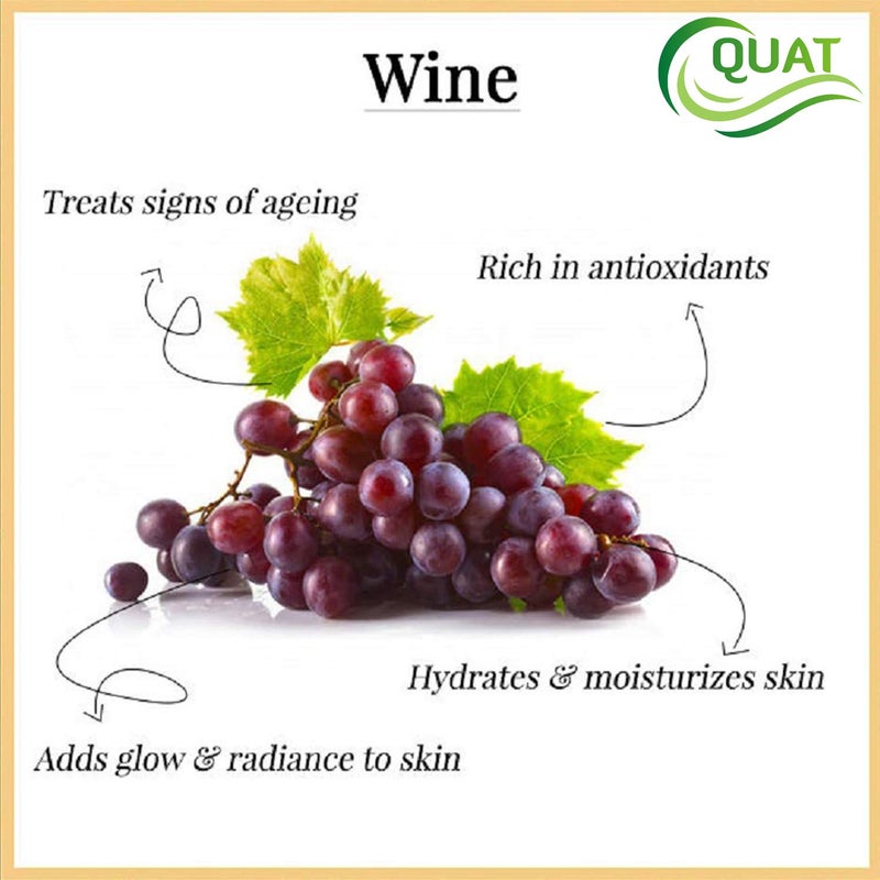 Quat Clear Transparent Wine Night Face gel for Natural Glowing Skin for both WomenMen 100ml - Image 3