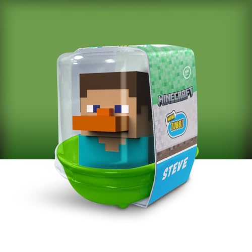 TUBBZ Mini Steve Collectible Vinyl Rubber Duck Figure - Official Minecraft Merchandise - Video Games and Movies - Image 2