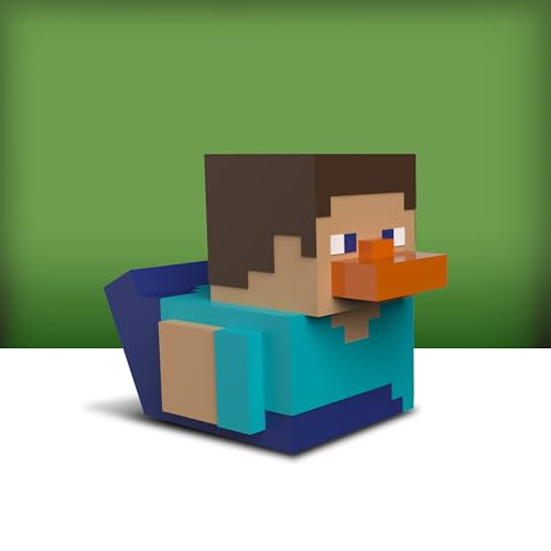 TUBBZ Mini Steve Collectible Vinyl Rubber Duck Figure - Official Minecraft Merchandise - Video Games and Movies - Image 3