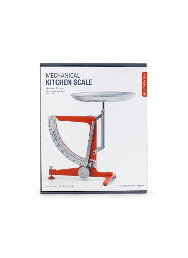 KIKKERLAND Mechanical Kitchen Scale Red 