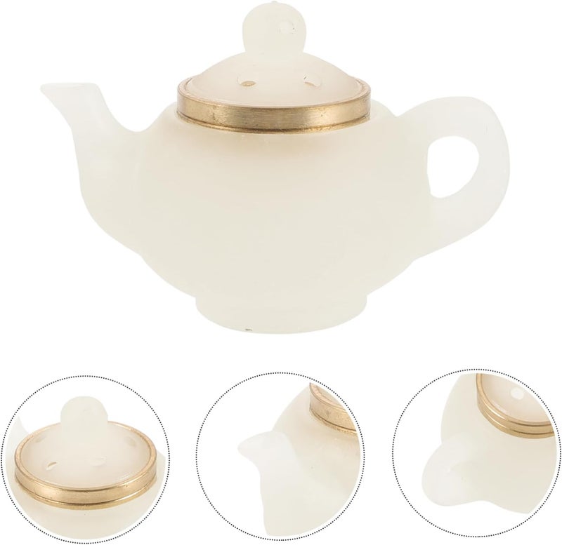 Multi-style matching design Miniature Glowing Kettle Glow Dark Mini Teapot Ornament Unique Design for Tea Lovers and Home Décor Nighttime Accessory Balanced universal design - Image 5