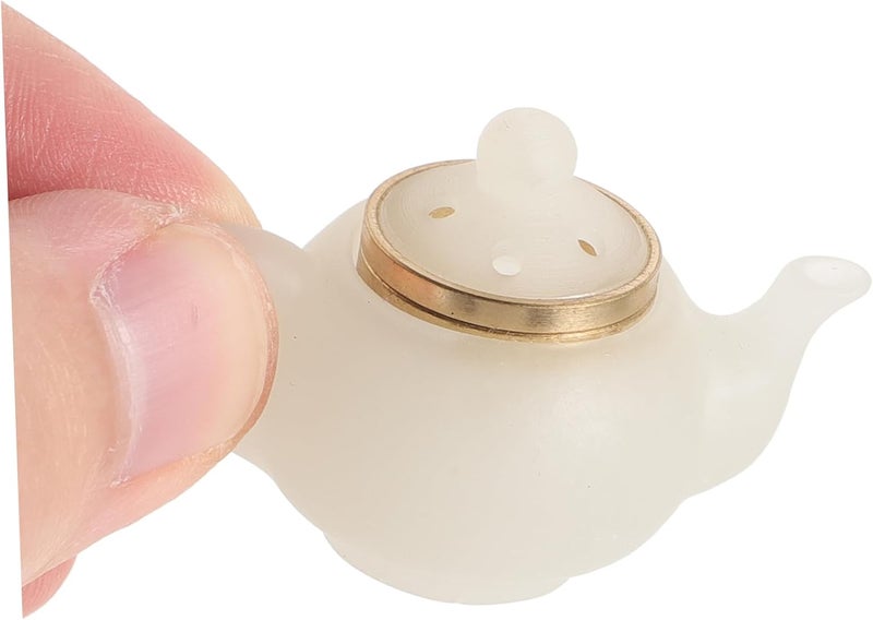 Multi-style matching design Miniature Glowing Kettle Glow Dark Mini Teapot Ornament Unique Design for Tea Lovers and Home Décor Nighttime Accessory Balanced universal design - Image 4