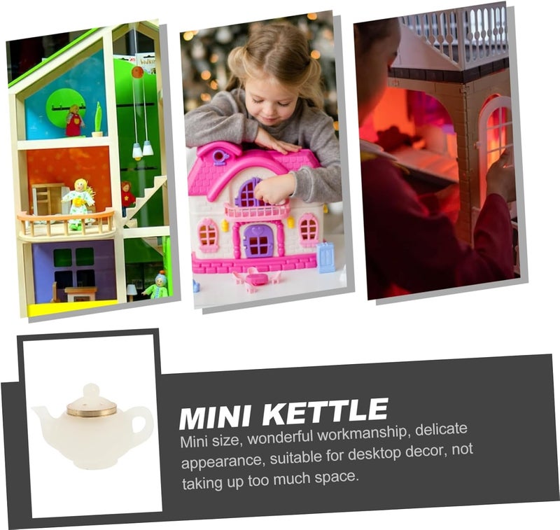 Multi-style matching design Miniature Glowing Kettle Glow Dark Mini Teapot Ornament Unique Design for Tea Lovers and Home Décor Nighttime Accessory Balanced universal design - Image 3